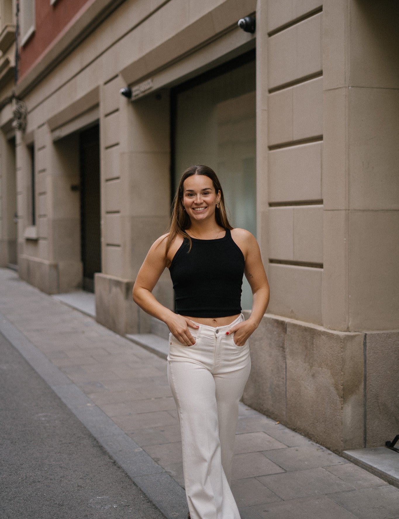 CULOTTE HIGH RISE - ECRU