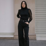 BAGGY TATXES PLATEJADES - BLACK