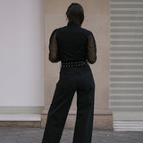 BAGGY TATXES PLATEJADES - BLACK