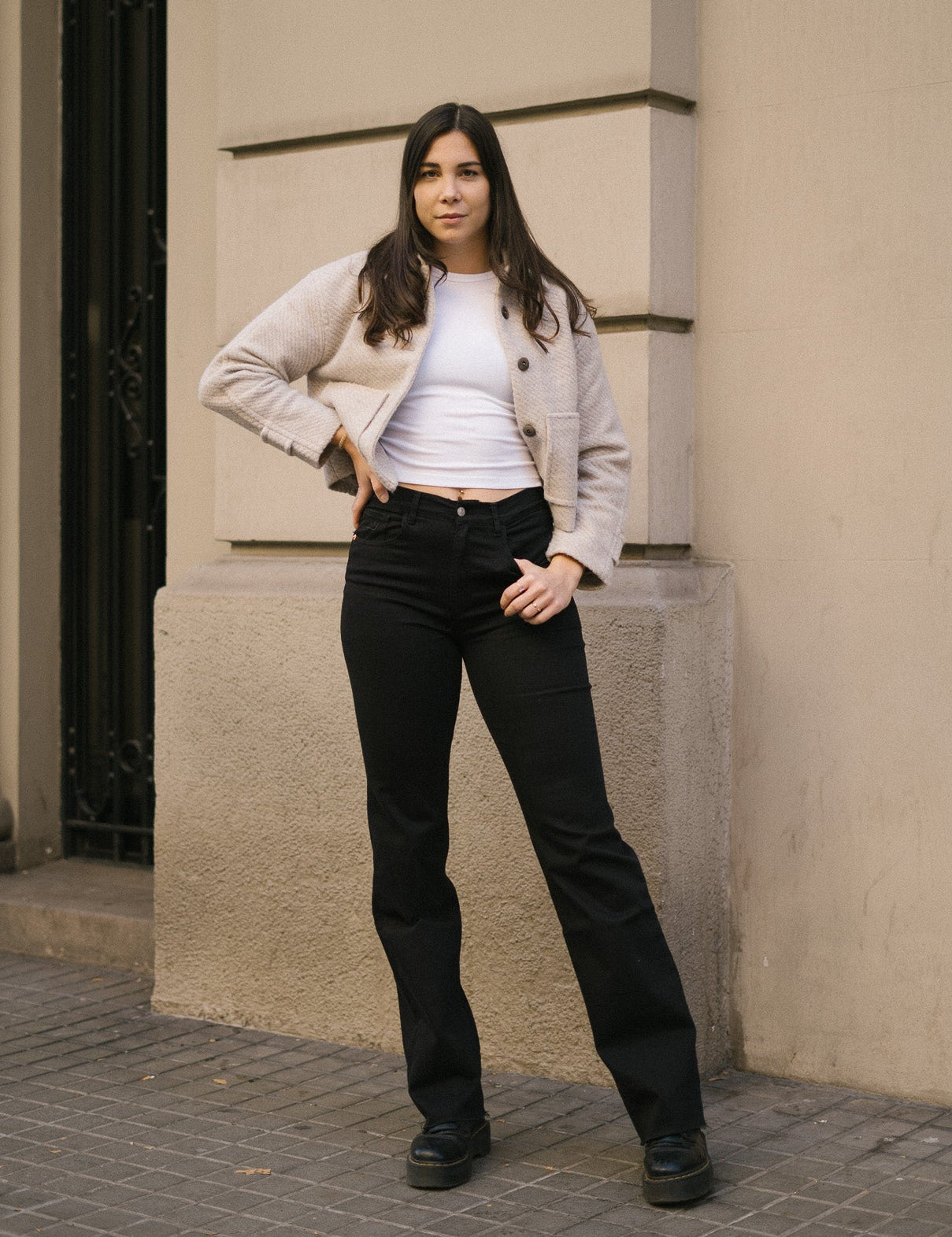 WIDELEG TALL HIGH RISE - BLACK