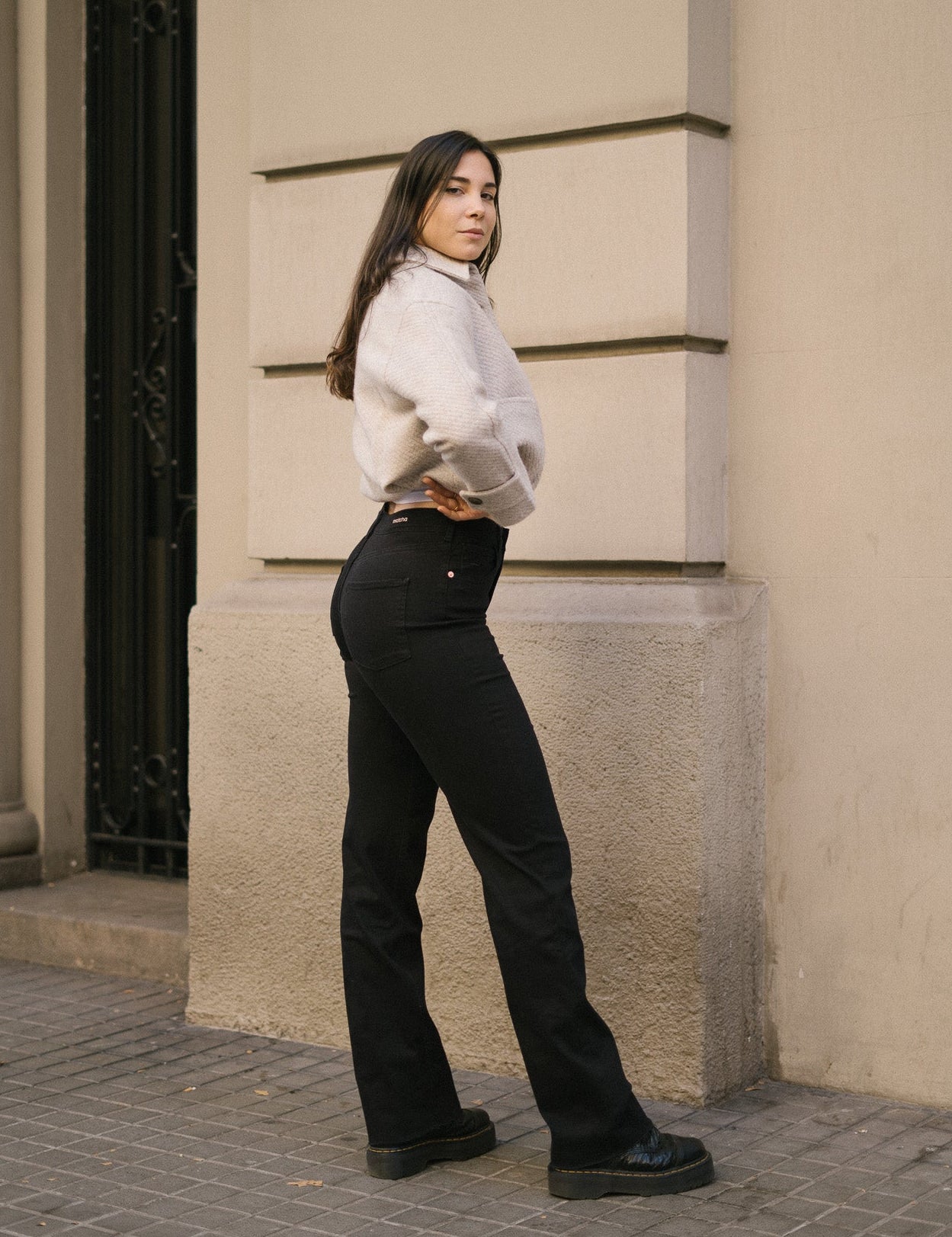 WIDELEG TALL HIGH RISE - BLACK