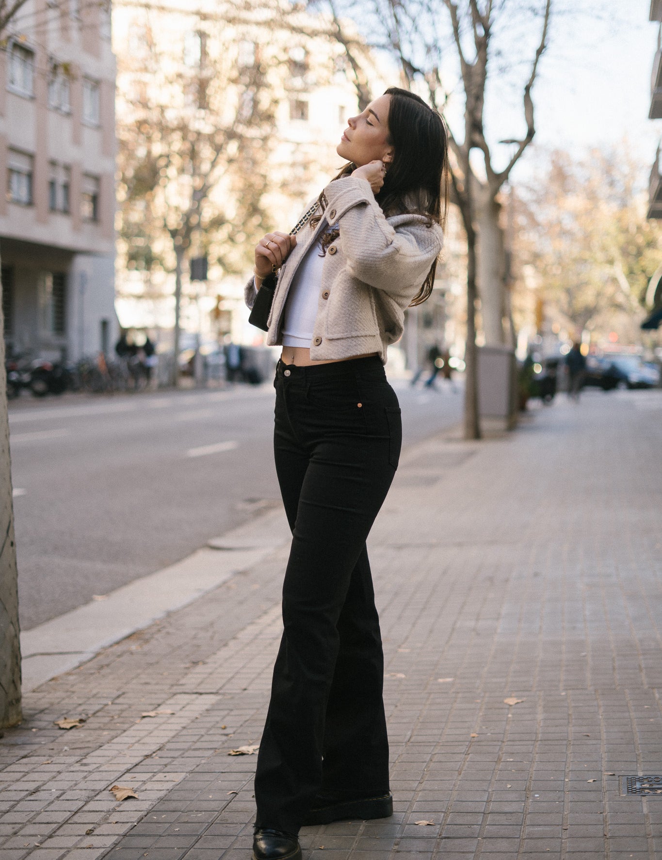 WIDELEG TALL HIGH RISE - BLACK