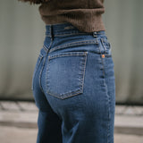 CULOTTE HIGH RISE - BLUE