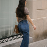 CULOTTE HIGH RISE - BLUE