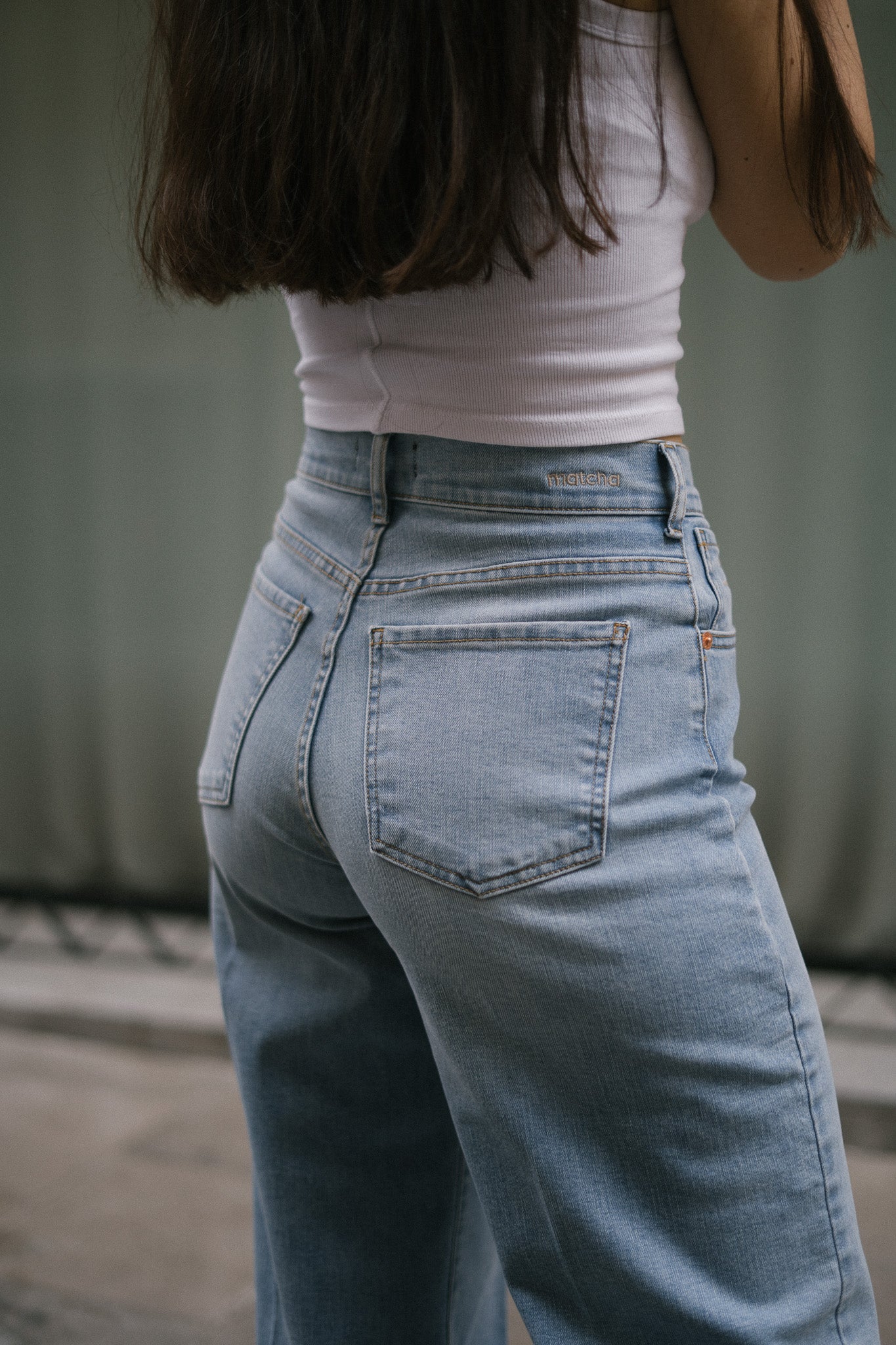 blue119's blog Images High Quality Grahic CULOTTE HIGH RISE - LIGHT BLUE – Matcha Jeans