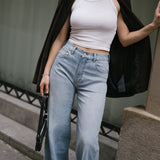 CULOTTE HIGH RISE - LIGHT BLUE