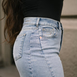 PALAZZO HIGH RISE - LIGHT BLUE