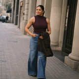PALAZZO HIGH RISE - BLUE