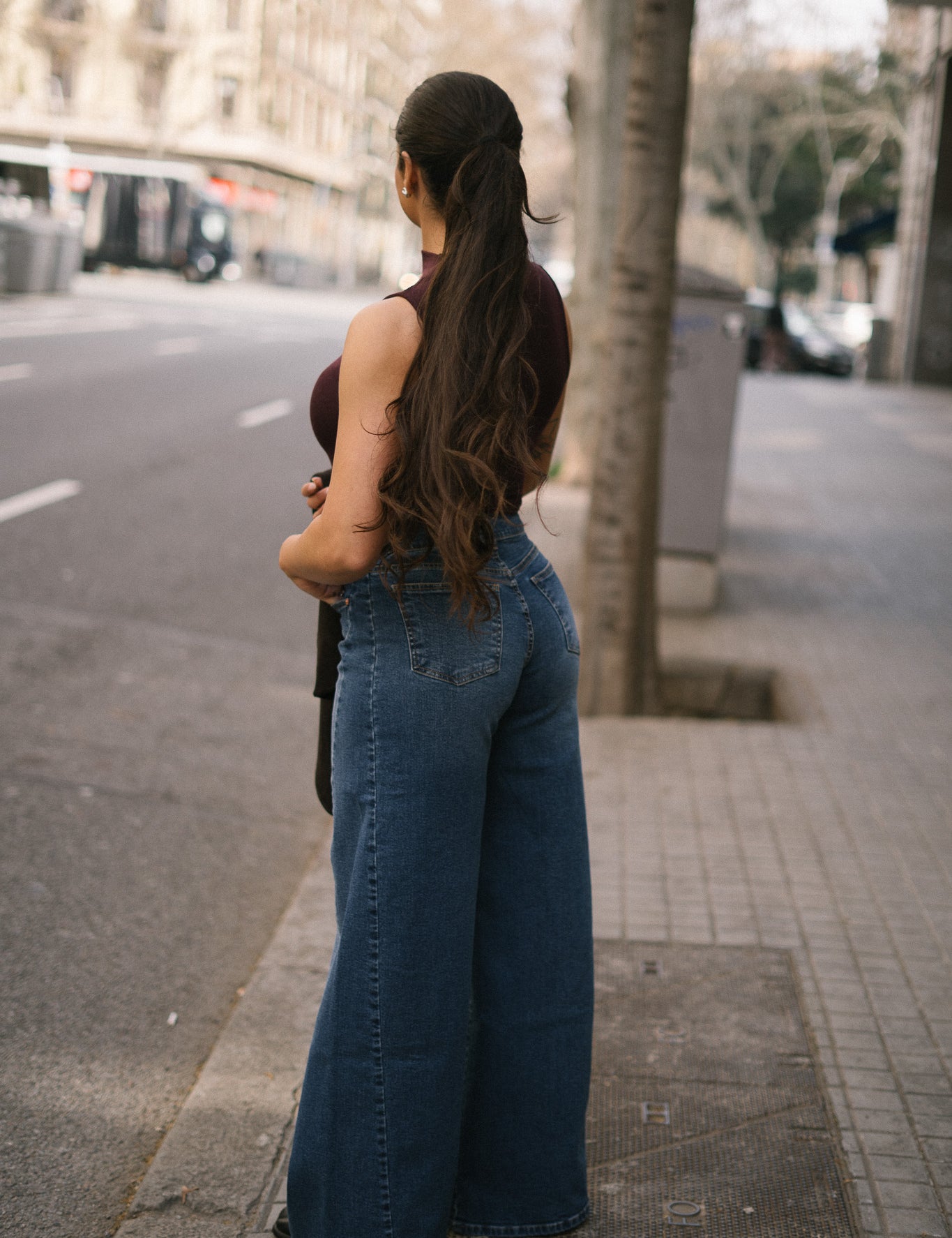 PALAZZO HIGH RISE - BLUE