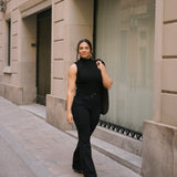 70'S FLARE HIGH RISE - BLACK
