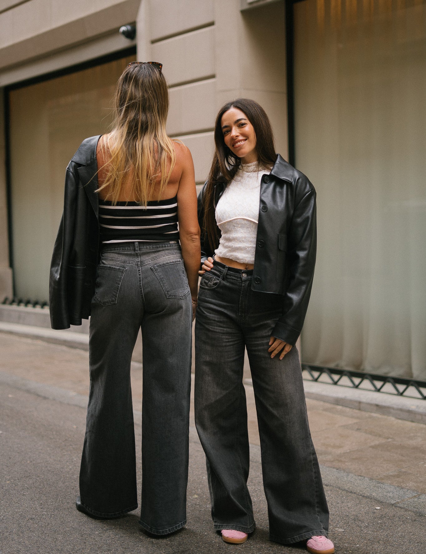 BAGGY TALL HIGH RISE - GREY