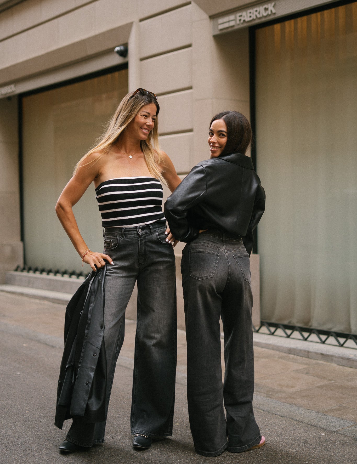 BAGGY TALL HIGH RISE - GREY