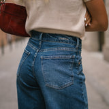 BAGGY TALL HIGH RISE - DARK BLUE