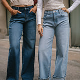 BAGGY TALL HIGH RISE - DARK BLUE