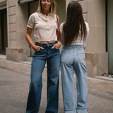 BAGGY TALL HIGH RISE - DARK BLUE