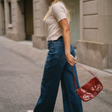BAGGY TALL HIGH RISE - DARK BLUE