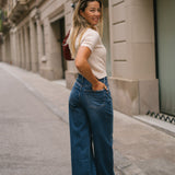 BAGGY TALL HIGH RISE - DARK BLUE