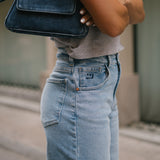 BAGGY TALL HIGH RISE - LIGHT BLUE