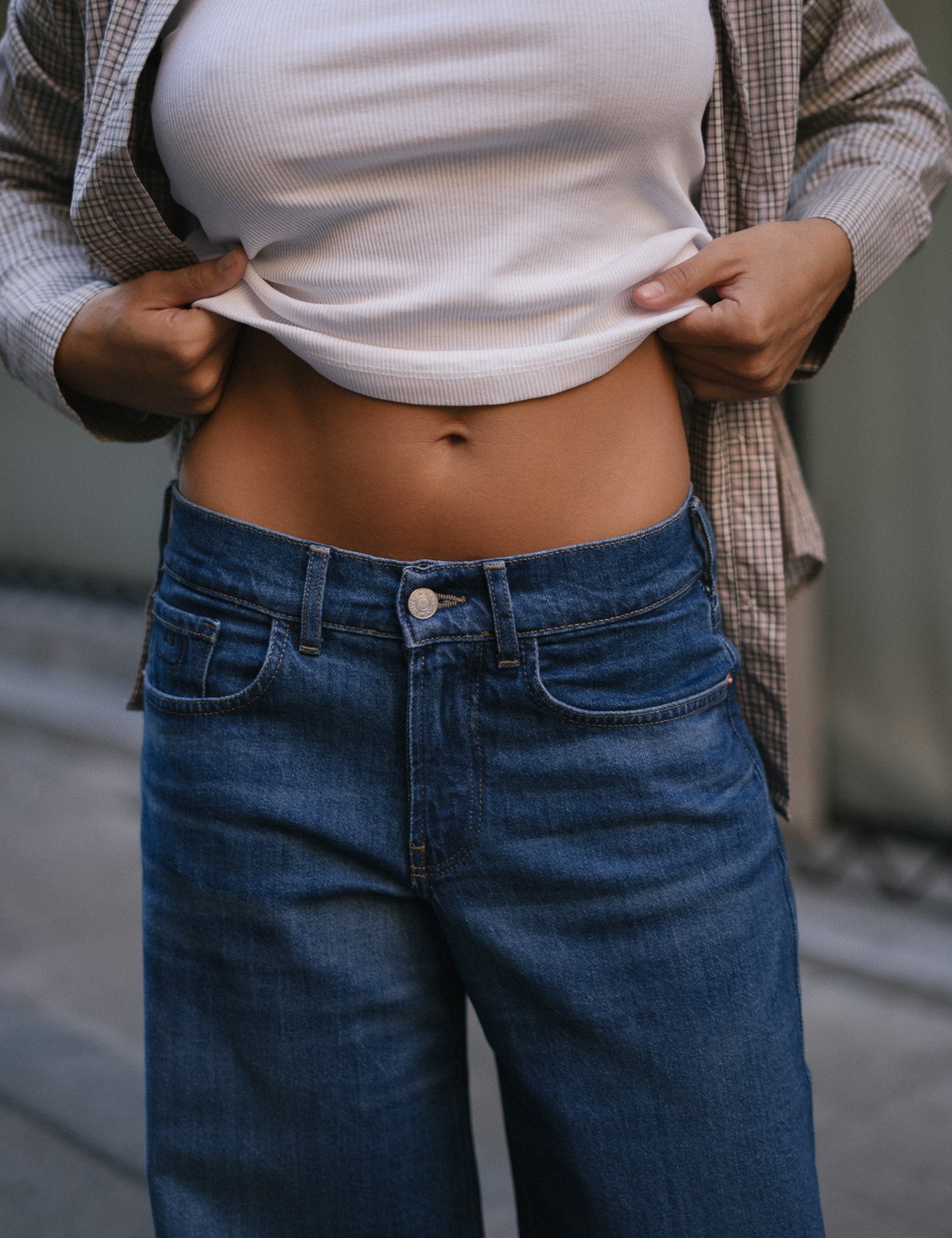 BAGGY LOW RISE - DARK BLUE