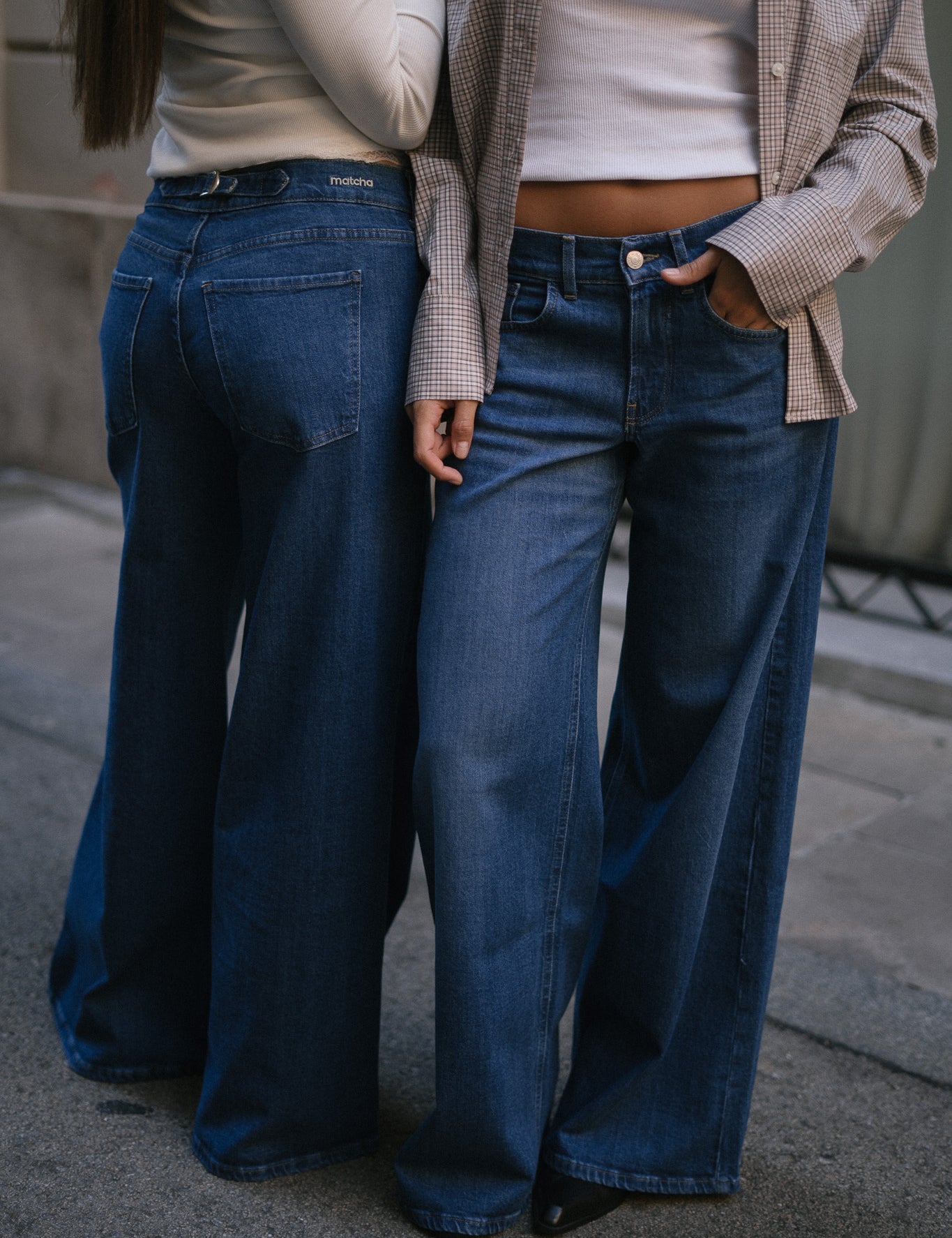BAGGY LOW RISE - DARK BLUE