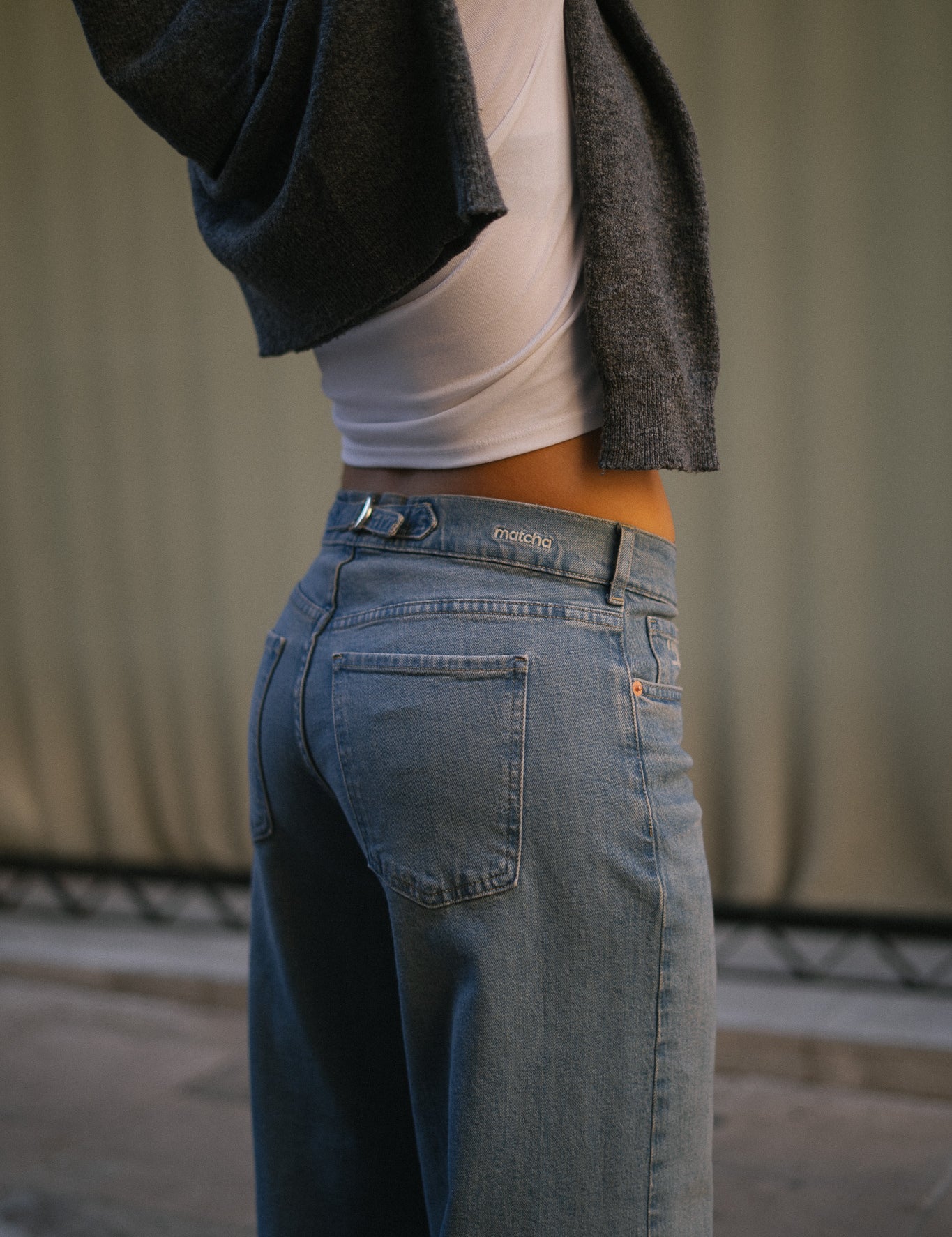 BAGGY LOW RISE - LIGHT BLUE