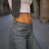 BAGGY LOW RISE - LIGHT BLUE