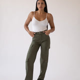 CARGO HIGH RISE - KHAKI