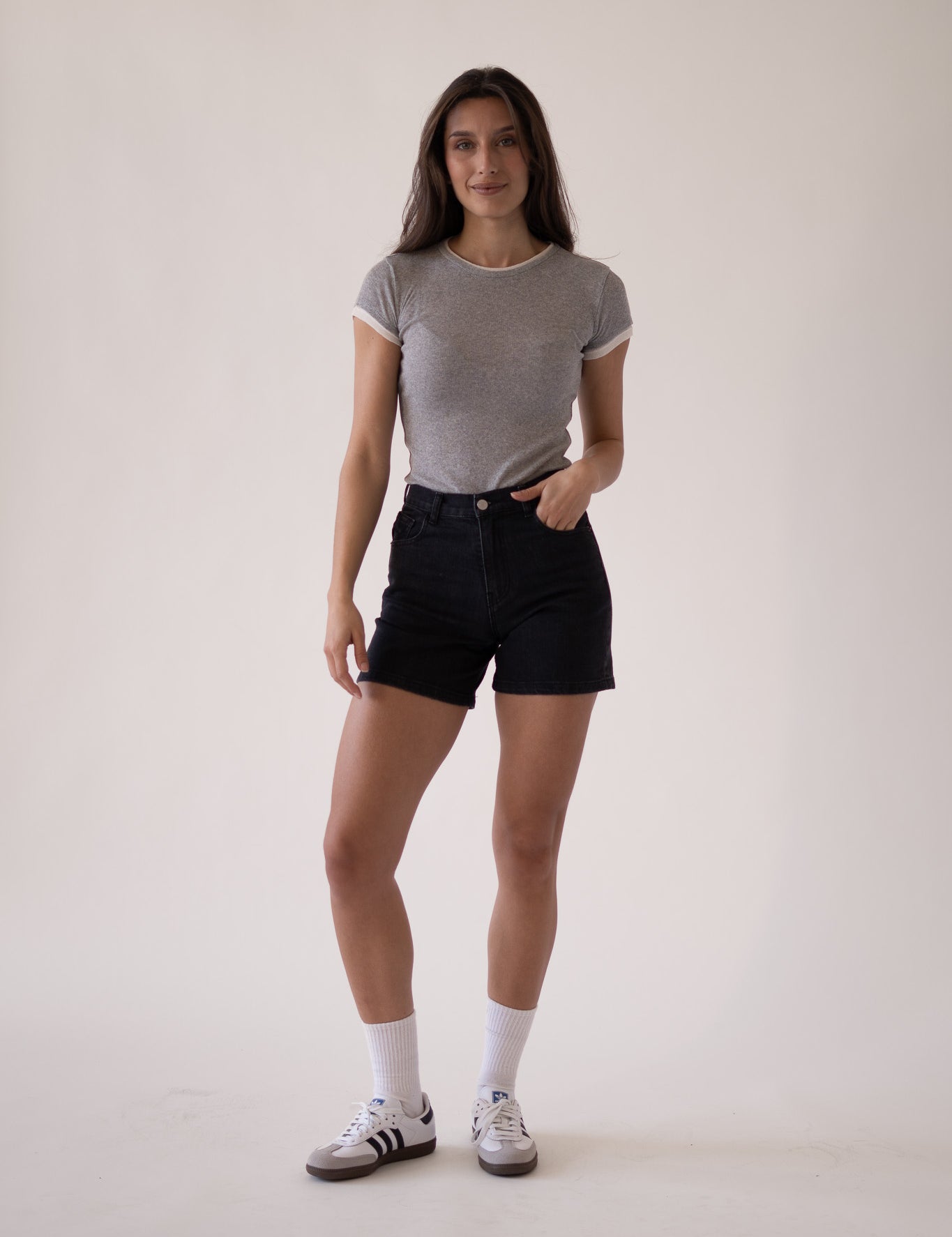 RELAXED SHORTS - GREY