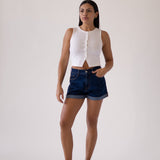 SHORTS ROLL UP - DARK BLUE
