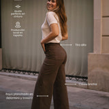 CULOTTE HIGH RISE - CHOCOLATE