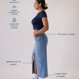 LONG SKIRT - LIGHT BLUE