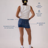 MINI SKIRT - DARK BLUE