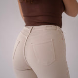 SKINNY HIGH RISE - BEIGE