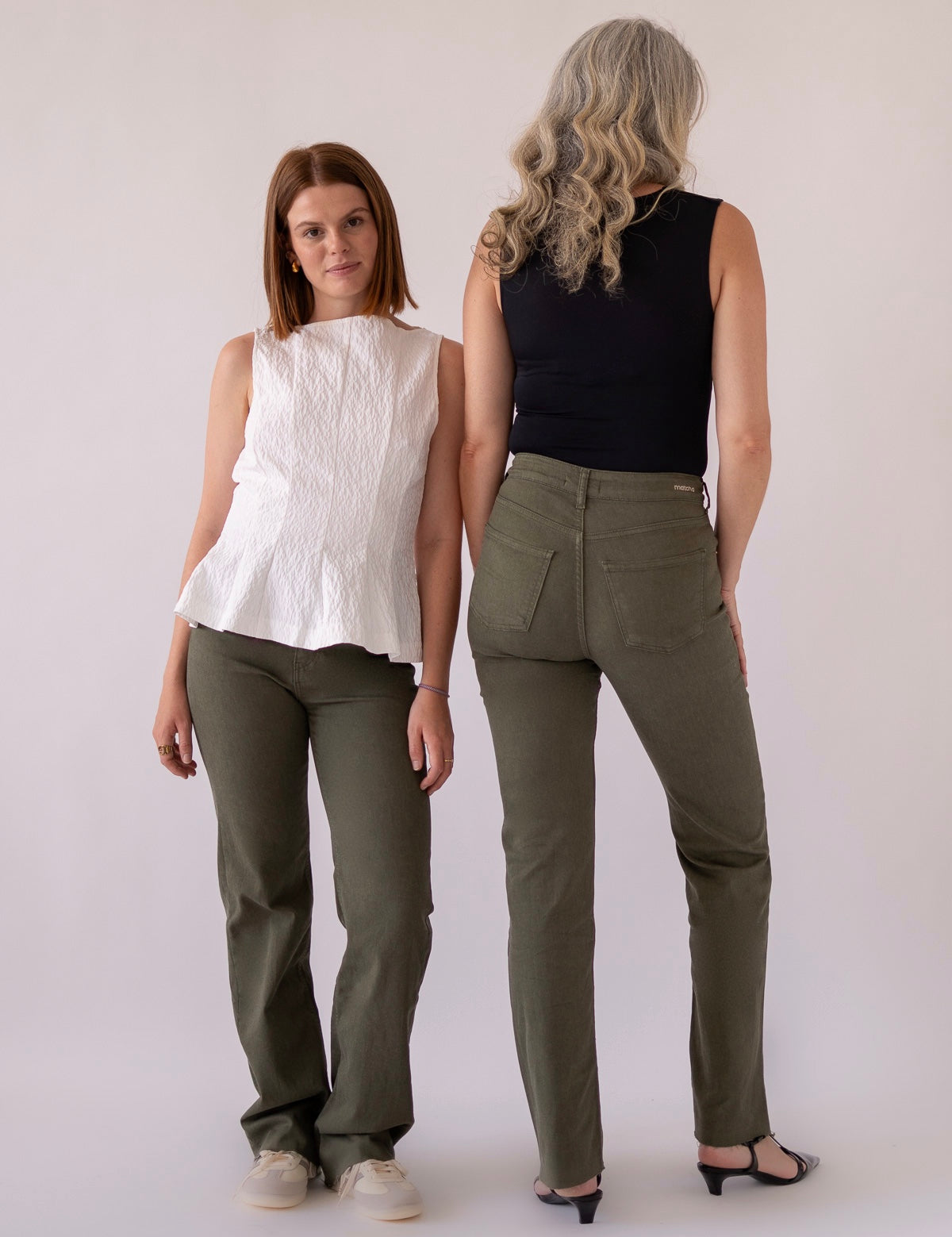 WIDELEG HIGH RISE - KHAKI