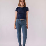 SKINNY MID RISE - LIGHT BLUE