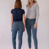 SKINNY MID RISE - LIGHT BLUE
