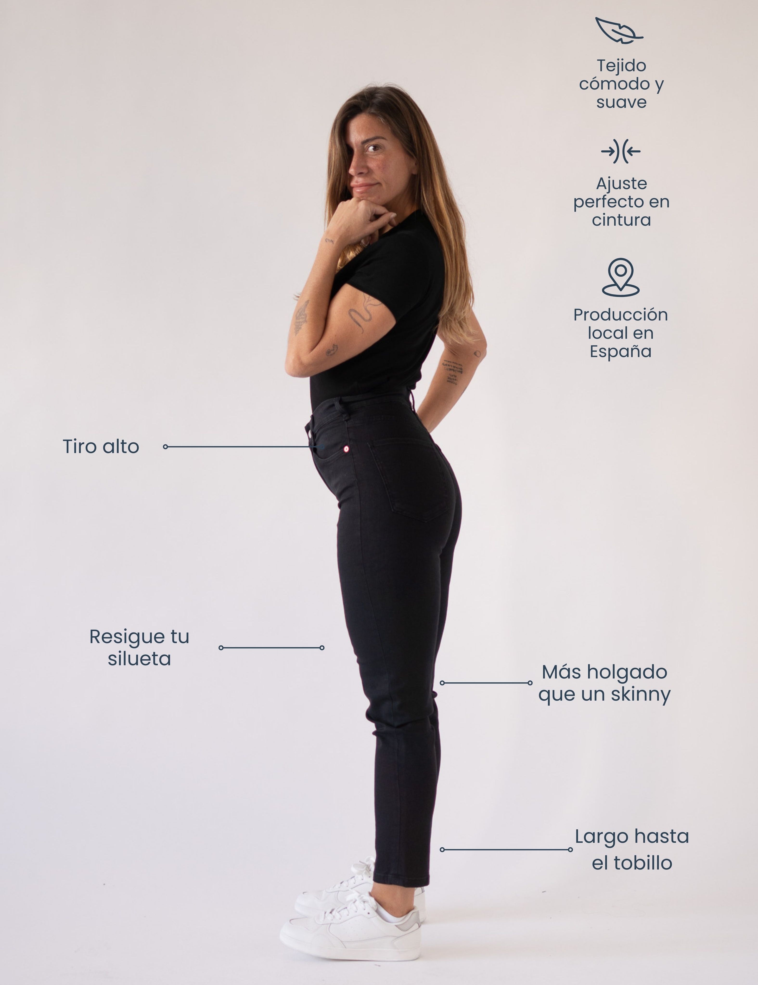 MOM HIGH RISE - DEEP BLACK