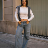 BAGGY LOW RISE - LIGHT BLUE