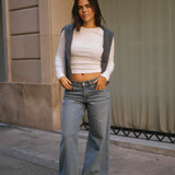 BAGGY LOW RISE - LIGHT BLUE