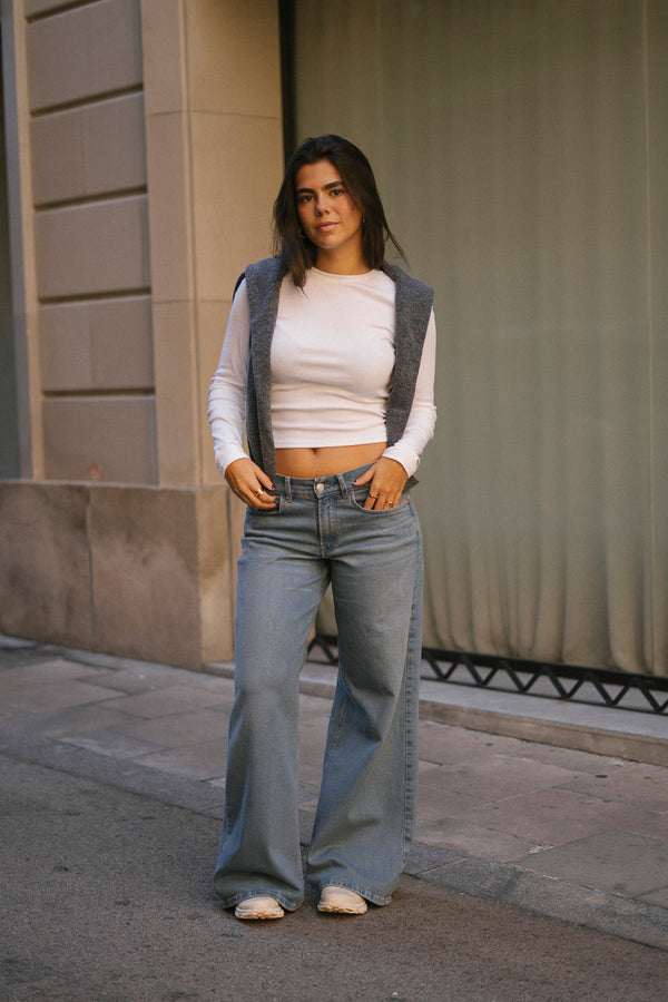 BAGGY LOW RISE - LIGHT BLUE