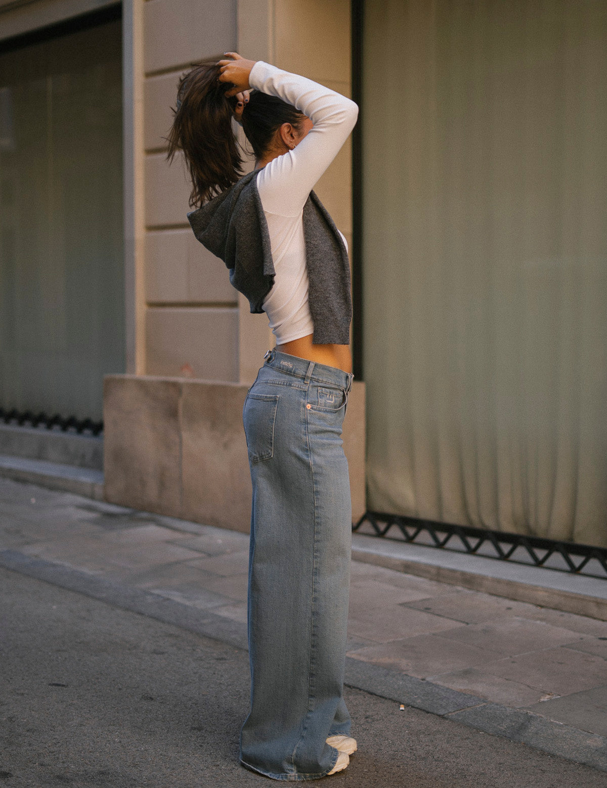 BAGGY LOW RISE - LIGHT BLUE