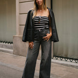 BAGGY TALL HIGH RISE - GREY