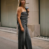 BAGGY TALL HIGH RISE - GREY
