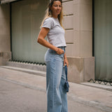 BAGGY TALL HIGH RISE - LIGHT BLUE
