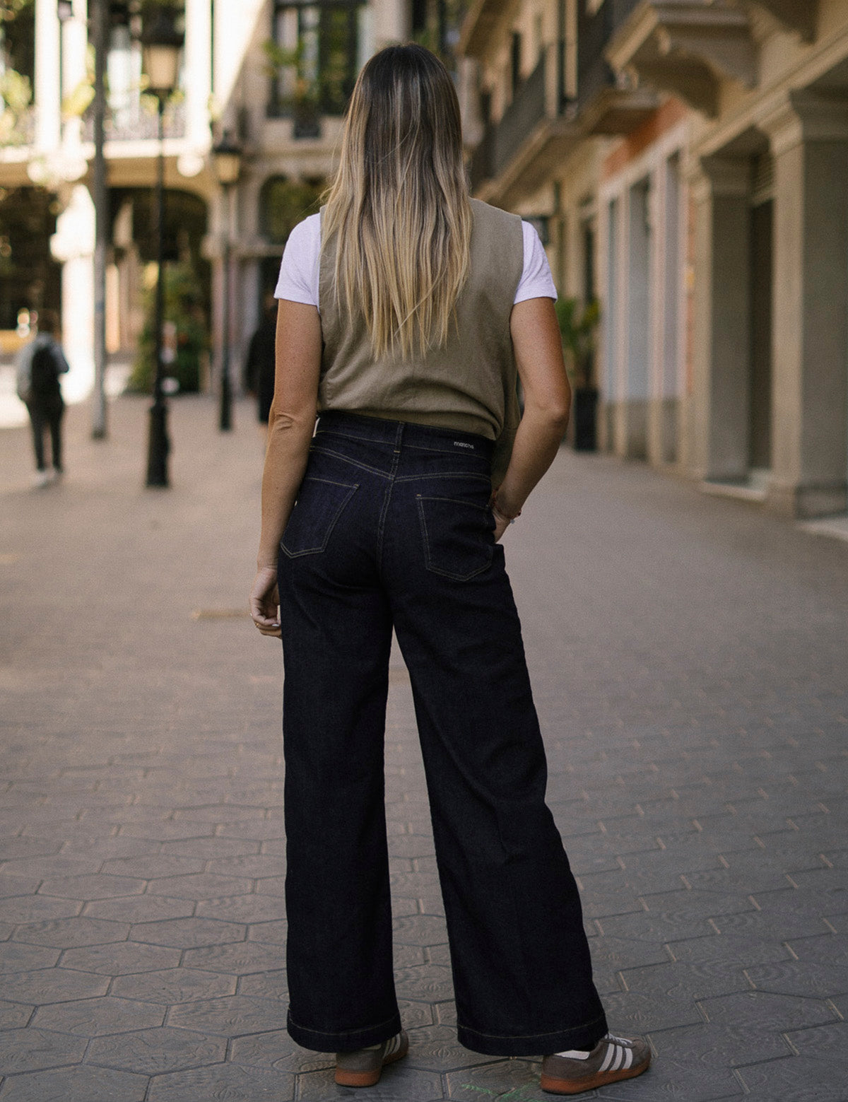 CULOTTE TALL HIGH RISE - RAW DENIM