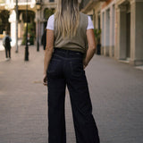 CULOTTE TALL HIGH RISE - RAW DENIM