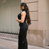 70'S FLARE HIGH RISE - BLACK