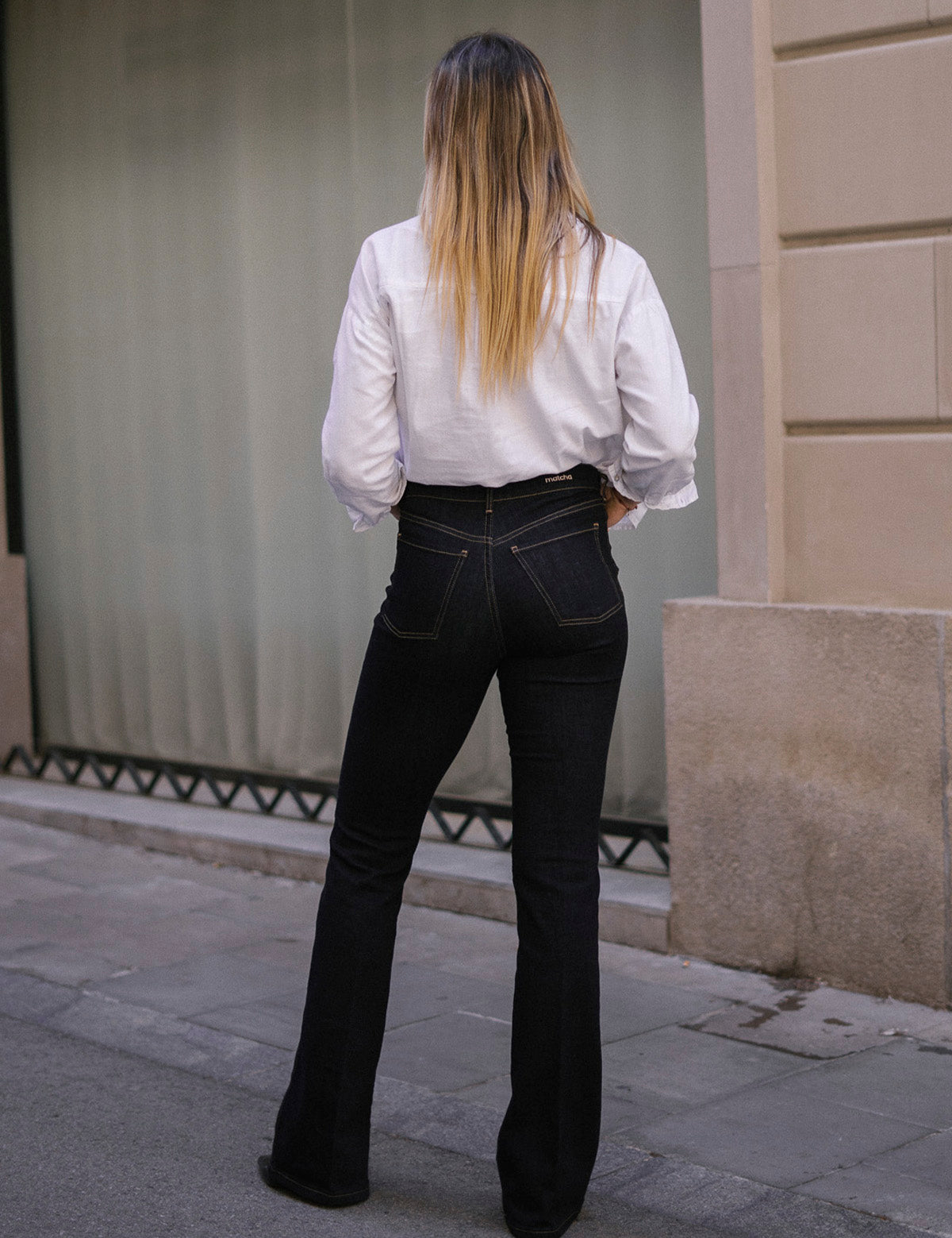 70'S FLARE TALL HIGH RISE - RAW DENIM