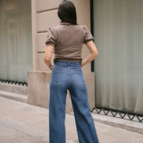 CULOTTE HIGH RISE - BLUE