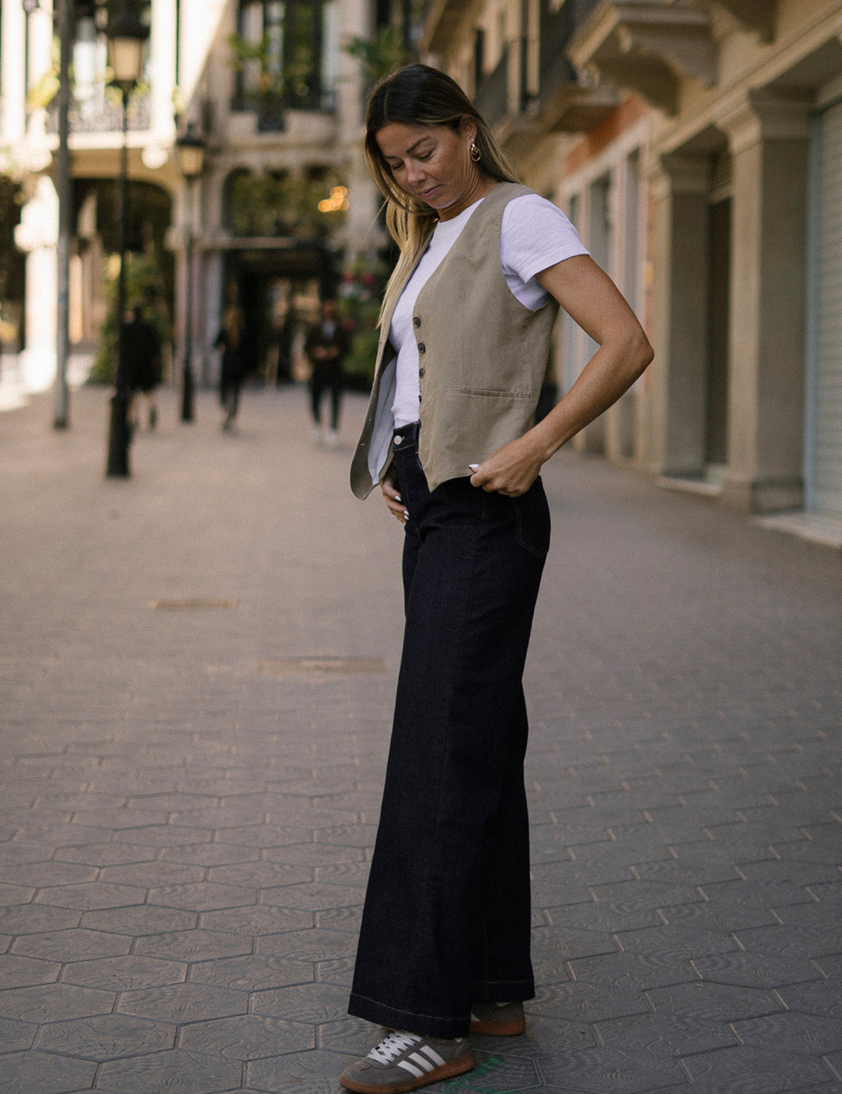 CULOTTE TALL HIGH RISE - RAW DENIM